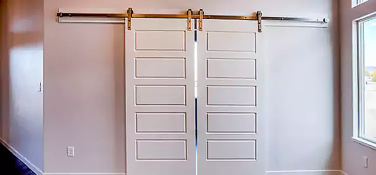Glass Barn Door with Installation Hardware Kit Yukon