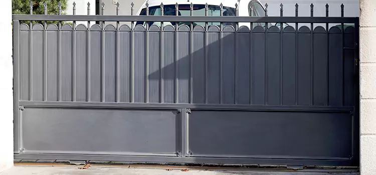Metal Driveway Gate Installation Yukon