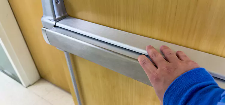 Installing a Push Bar on a Door Yukon